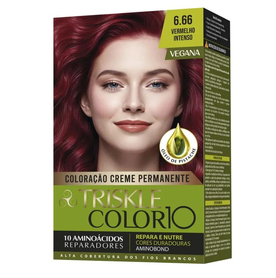 Triskle - Kit Coloração Triskle Color 10 - 6.66 Vermelho Intenso - Imagem 1