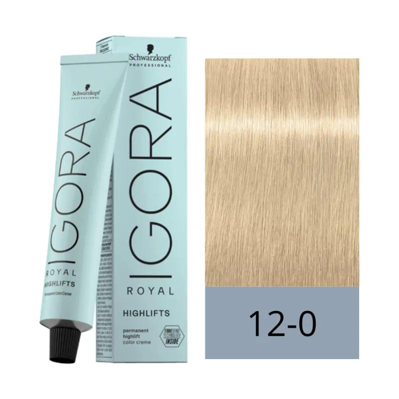 Coloração Igora Royal Highlifts - 12-0 Super Aclarante Natural - Imagem 1