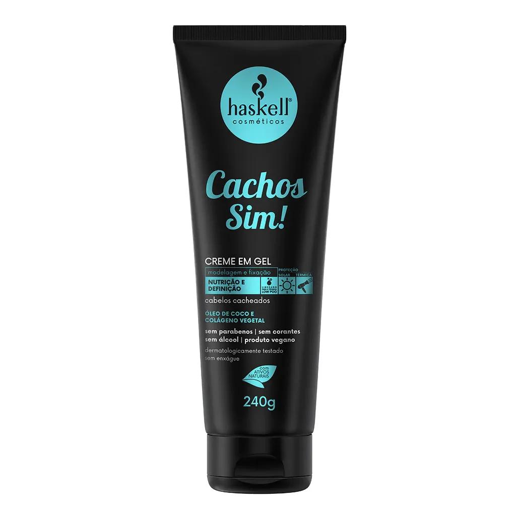 Haskell - Creme em Gel  Cachos Sim! 240g - Imagem 1