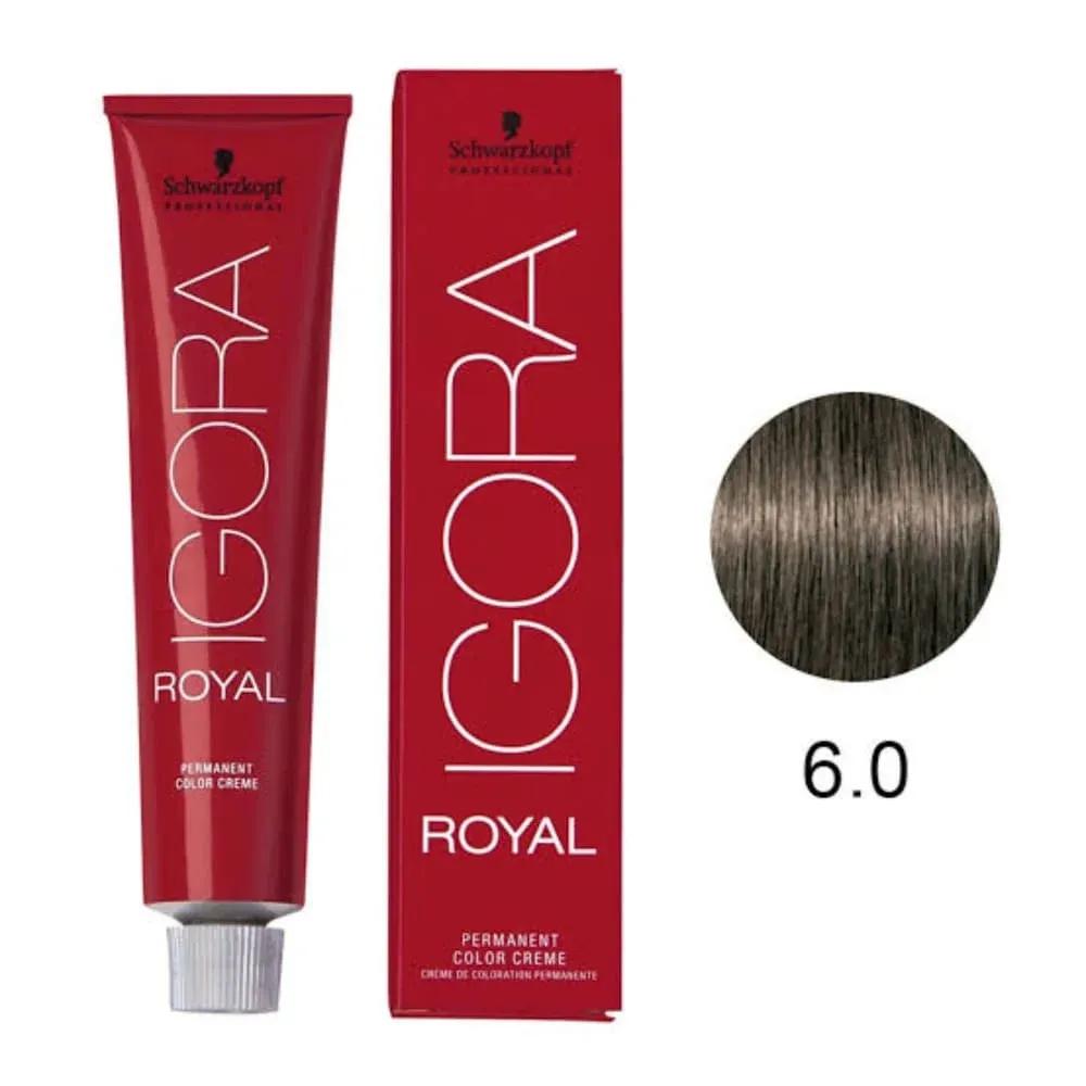 Coloração Igora Royal 6-0 Louro Escuro Natural 60g - Miniatura 2