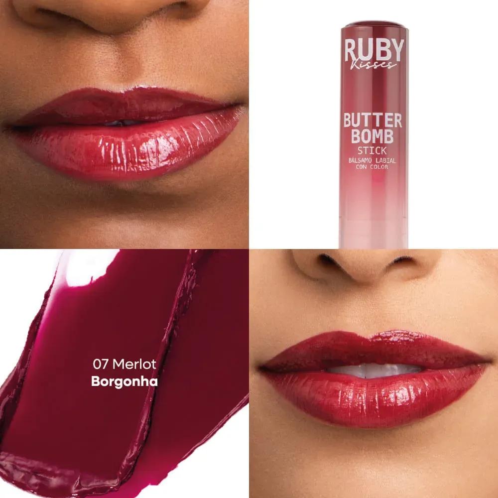 Ruby Kisses - Gloss Stick Butter Bomb - Merlot - Miniatura 2