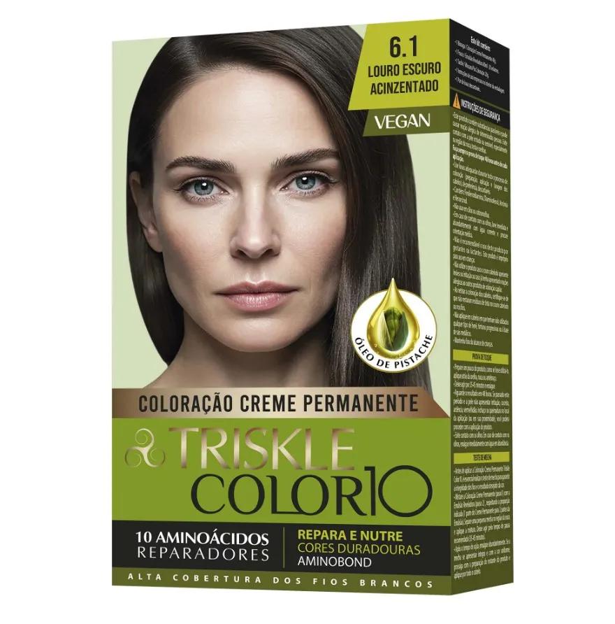 Triskle - Kit Coloração Triskle Color 10 - 6.1 Louro Escuro Acinzentado - Imagem 1
