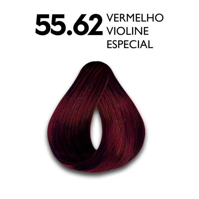 Haskell - Kit Coloração Excllusiv Color Pratic - 55.62 Vermelho Violine Especial - Miniatura 2