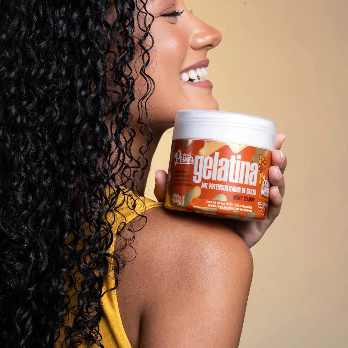 Soul Power - Gelatina de Mel 400g - Potencializador de Brilho - Imagem 4