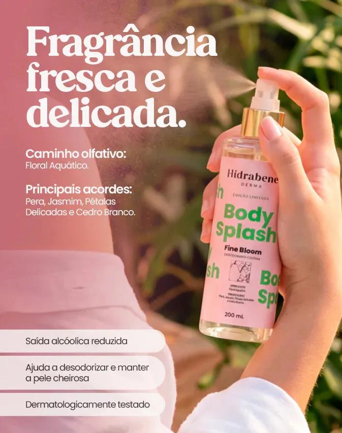 Hidrabene - Body Splash 200ml - Fine Bloom - Imagem 2