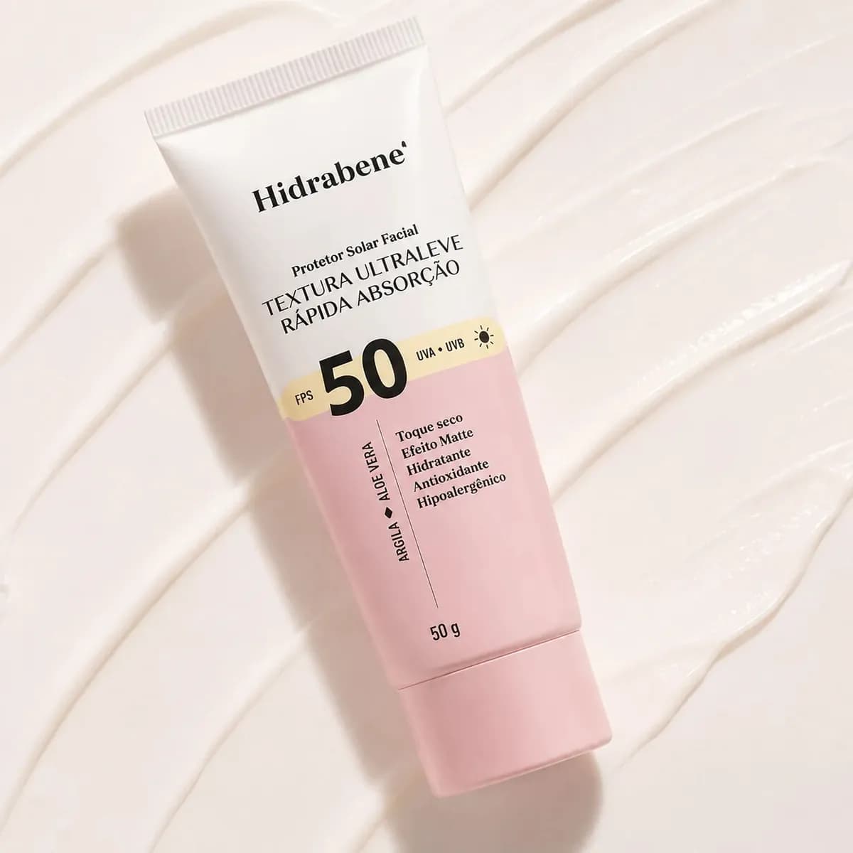 Hidrabene - Protetor Solar Facial FPS50 Ultraleve 50g - Imagem 3