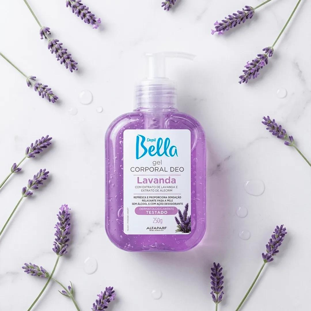 Depil Bella - Gel Hidratante Corporal Deo Lavanda 250g - Imagem 3