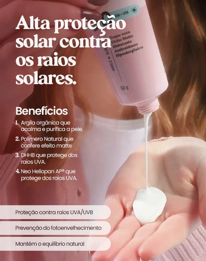 Hidrabene - Protetor Solar Facial FPS90 Ultraleve 50g - Imagem 2