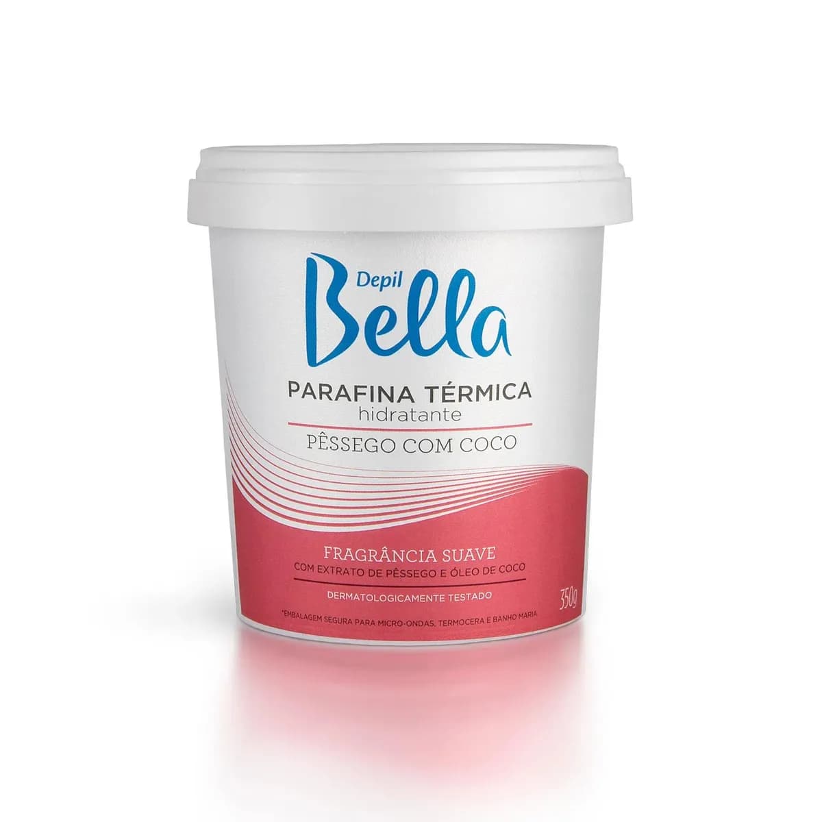 Depil Bella - Parafina Térmica Hidratante Pêssego e Óleo de Coco 350g - Imagem 1