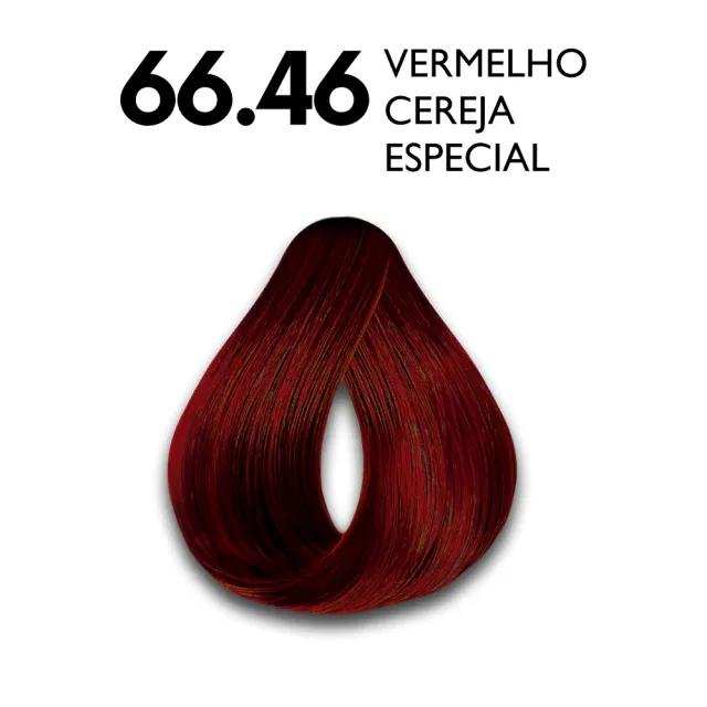 Haskell - Kit Coloração Excllusiv Color Pratic - 66.46 Vermelho Cereja Especial - Miniatura 2