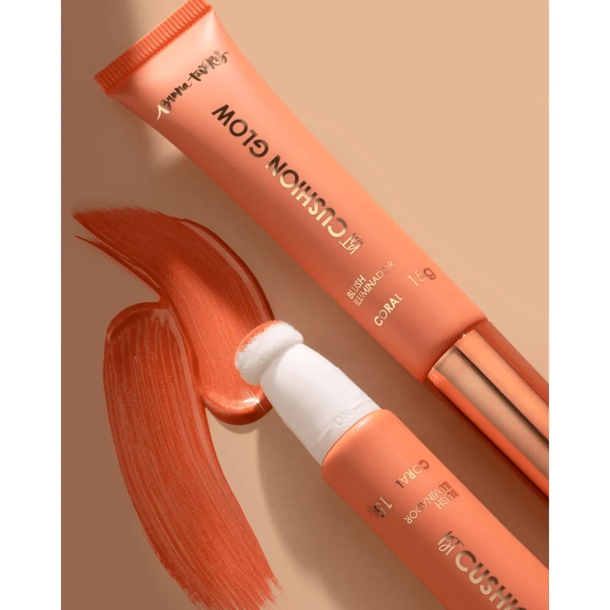 Bruna Tavares - BT Cushion Glow - Blush Líquido Iluminador - Coral - Miniatura 2