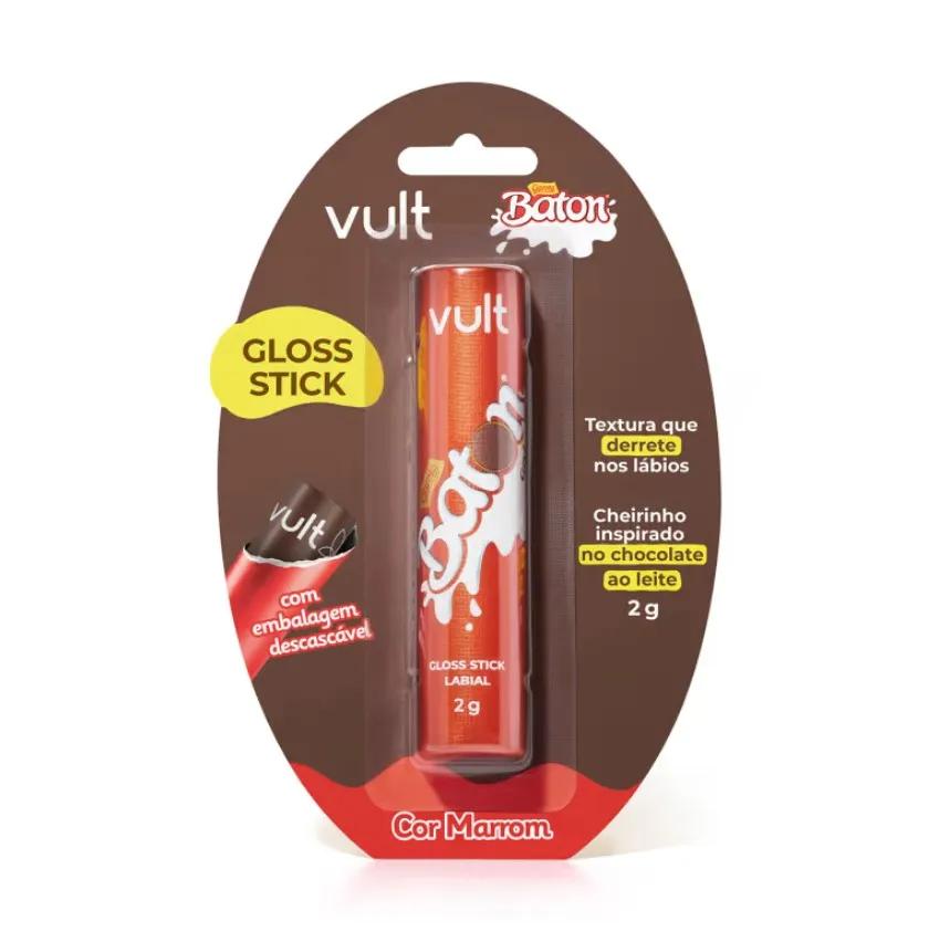 Vult & Baton - Gloss Stick 2g - Marrom - Miniatura 3