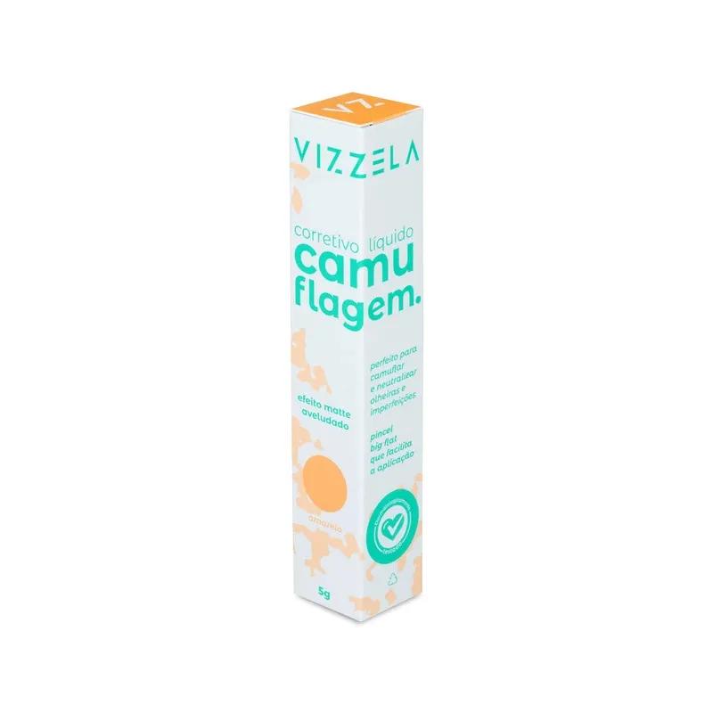 Vizzela - Corretivo Líquido Matte Camuflagem 5 - Amarelo - Miniatura 3