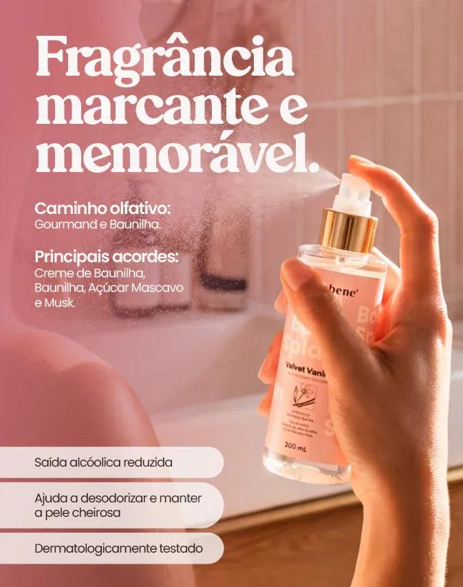 Hidrabene - Body Splash 200ml - Velvet Vanilla - Imagem 2