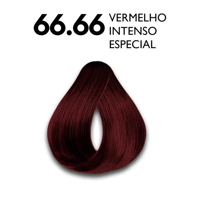 Haskell - Kit Coloração Excllusiv Color Pratic - 66.66 Vermelho Intenso Especial - Miniatura 2