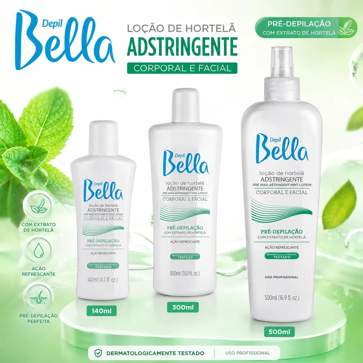 Depil Bella - Loção de Hortelã Adstringente Pré-Depilação - Imagem 4