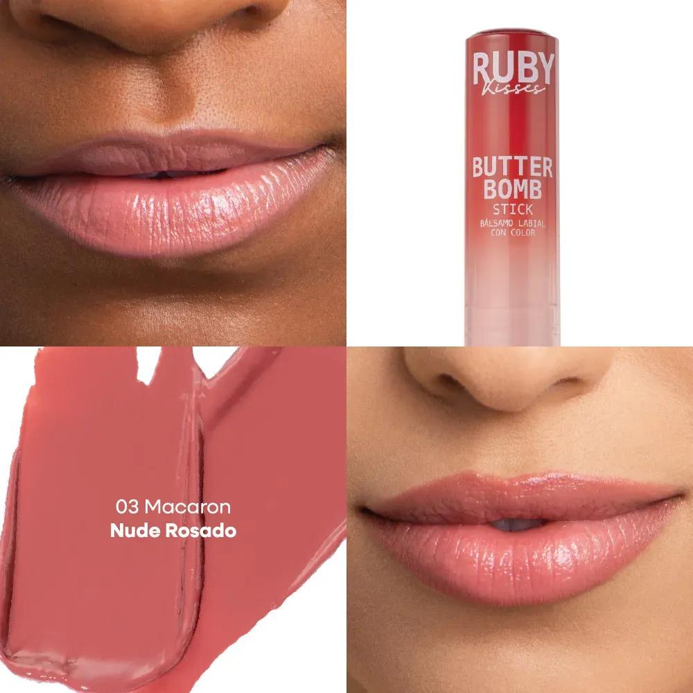 Ruby Kisses - Gloss Stick Butter Bomb - Macaron - Miniatura 2