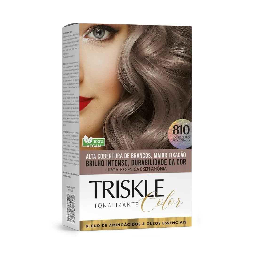 Triskle Color Tonalizante - 810 Louro Claro Acinzentado - Imagem 1