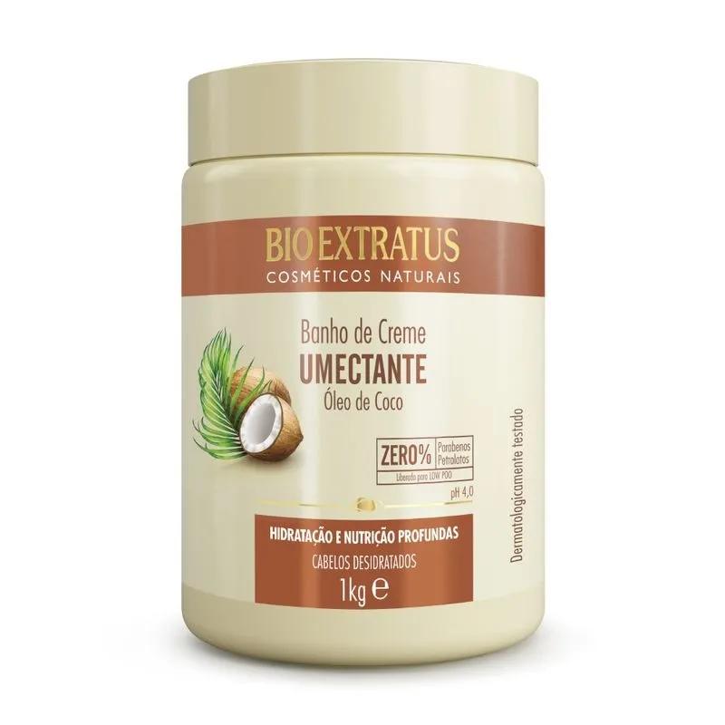 Banho de Creme Umectante Óleo de Coco 1Kg - Bio Extratus - Imagem 1