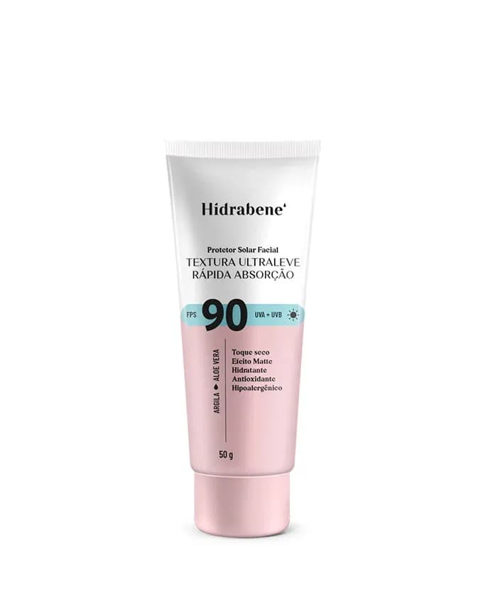 Hidrabene - Protetor Solar Facial FPS90 Ultraleve 50g - Imagem 1