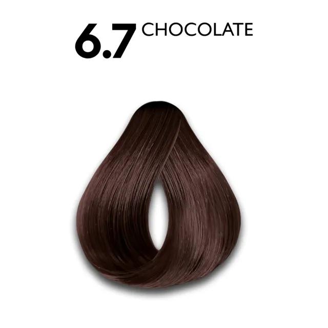 Haskell - Kit Coloração Excllusiv Color Pratic - 6.7 Chocolate - Miniatura 2