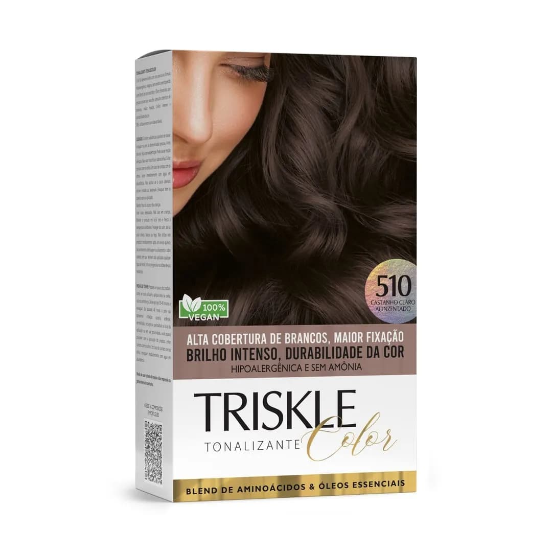 Triskle Color Tonalizante - 510 Castanho Claro Acinzentado - Imagem 1