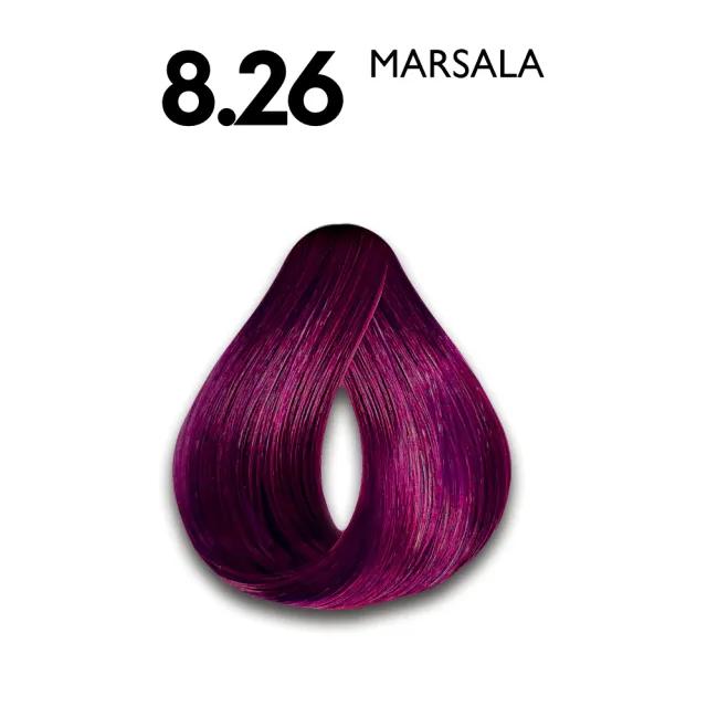 Haskell - Kit Coloração Excllusiv Color Pratic - 8.26 Marsala - Miniatura 2