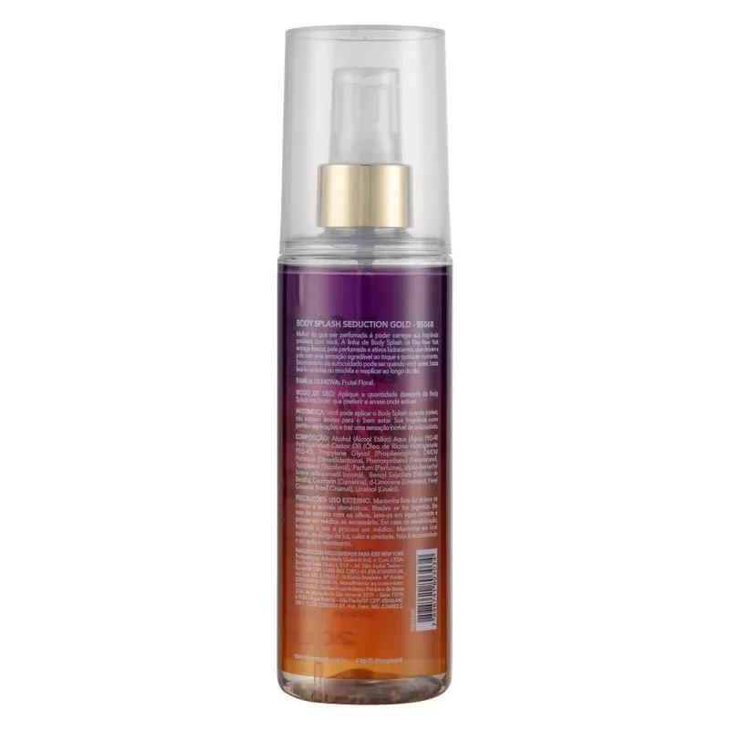 Body Splash Seduction Gold - Kiss New York - Miniatura 4