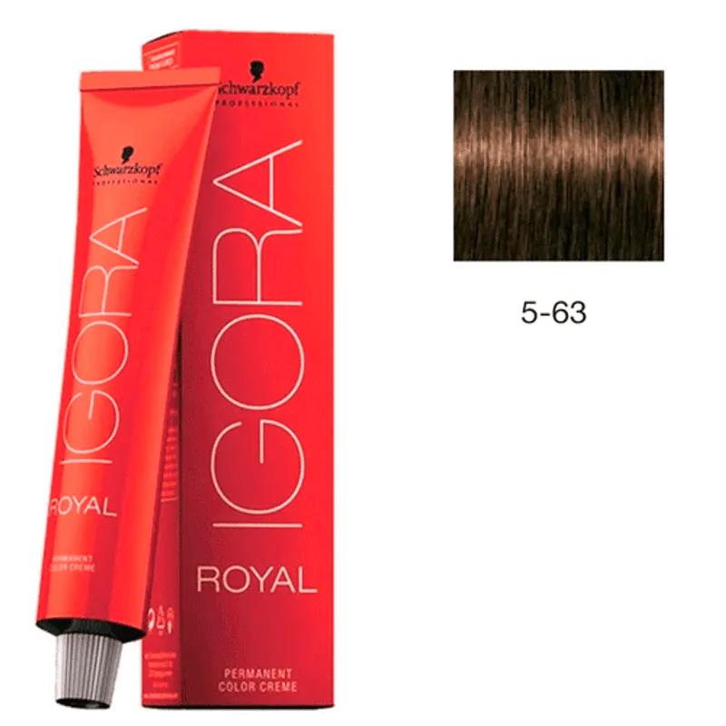 Coloração Igora Royal 5-63 Castanho Claro Chocolate Matte 60g - Imagem 1