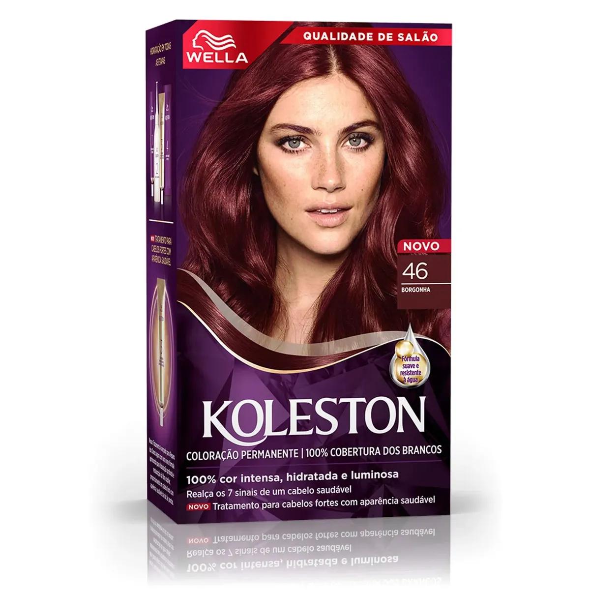 Wella - Coloração Permanente Koleston - 46 Borgonha - Imagem 1