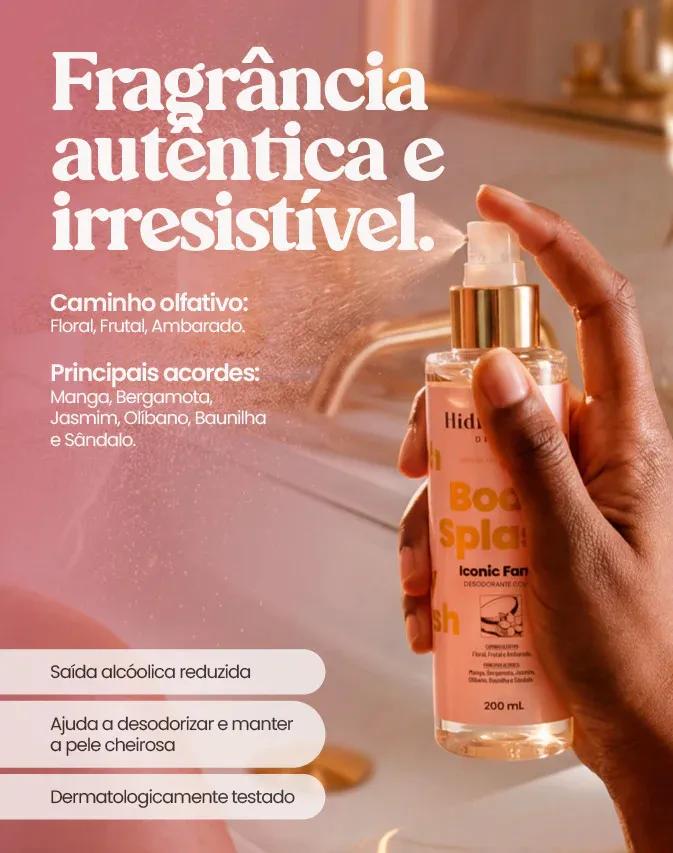 Hidrabene - Body Splash 200ml - Iconic Fame - Imagem 2
