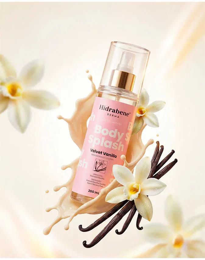 Hidrabene - Body Splash 200ml - Velvet Vanilla - Imagem 3