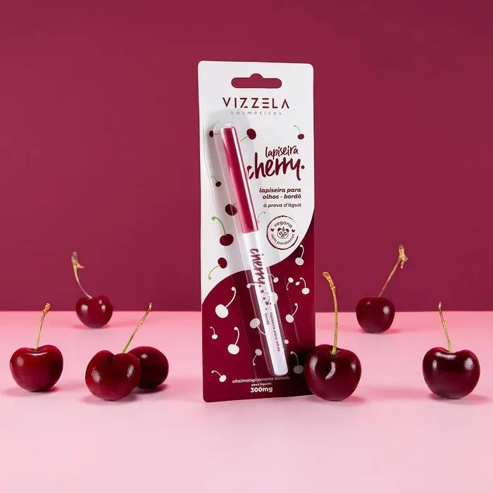Lapiseira para Olhos Bordô - Cherry - Vizzela - Miniatura 4