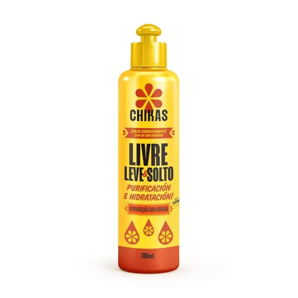 Balm Condicionante Livre Leve e Solto 300mL - Chikas - Imagem 1