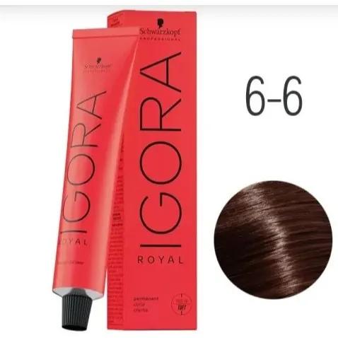 Coloração Igora Royal 6-6 Louro Escuro Chocolate 60g - Imagem 2