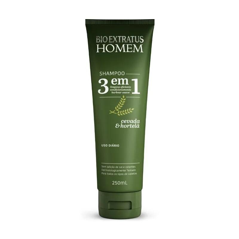 Bio Extratus Homem - Shampoo 3em1 250ml - Imagem 1
