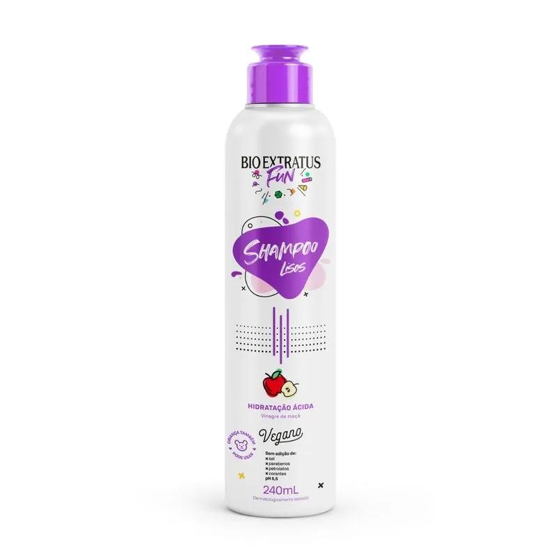 Shampoo Fun Lisos 240mL - Bio Extratus - Imagem 1
