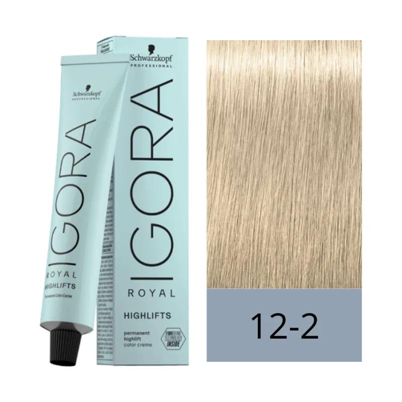 Coloração Igora Royal Highlifts - 12-2 Super Aclarante Fume - Imagem 1