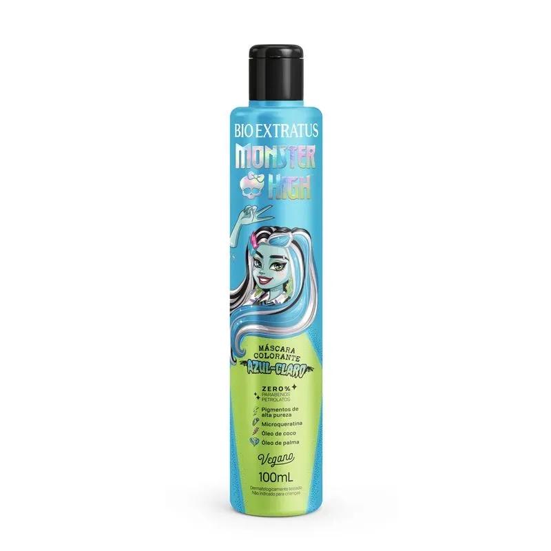 Máscara Colorante Azul Claro Bio Extratus + Monster High 100mL - Imagem 1
