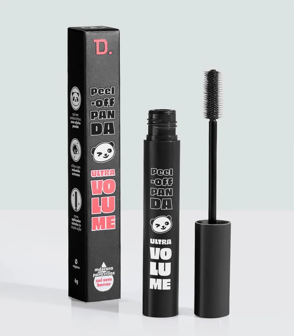 Dailus - Máscara p/ Cílios Peel Off Panda Ultra Volume - Preto - Imagem 1