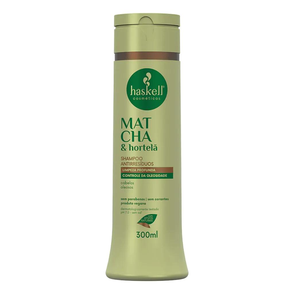 Haskell - Shampoo Antirresíduos Matcha & Hortelã 300ml - Imagem 1