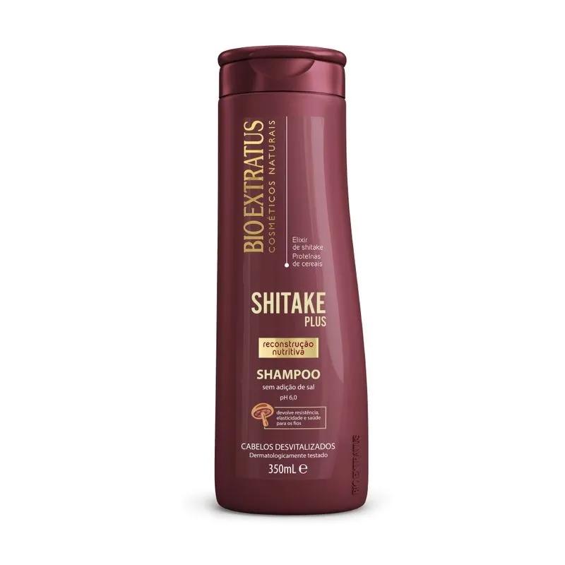 Shampoo Shitake Plus Reconstrução Nutritiva 350mL - Bio Extratus - Imagem 1