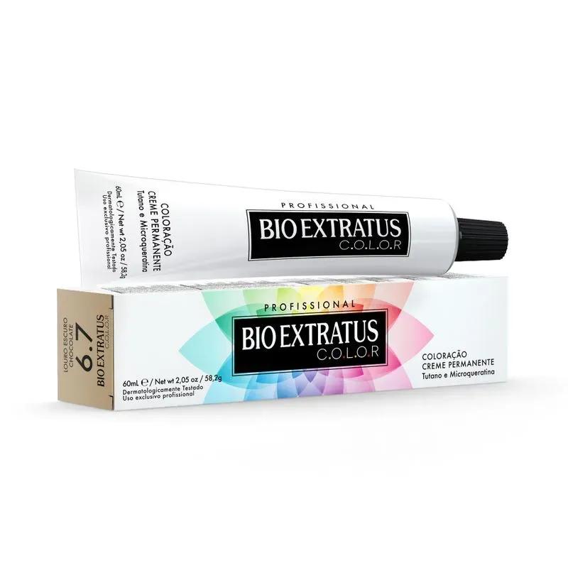Bio Extratus - Coloração Creme Bio Extratus C.O.L.O.R 60ml - 6.7 Louro Escuro Chocolate - Imagem 1