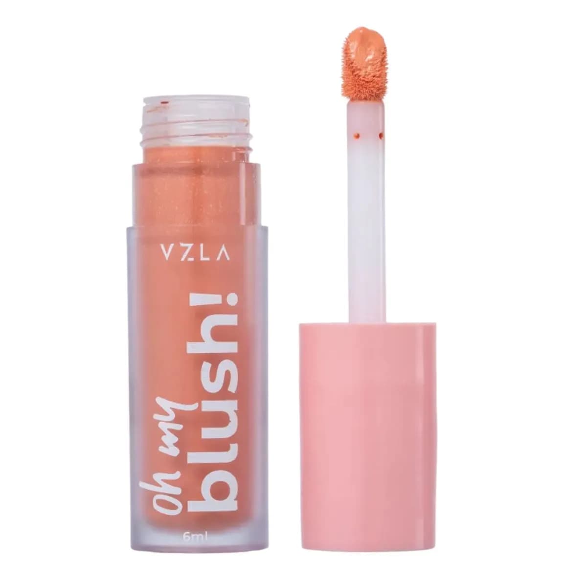 Oh My Blush Líquido - Cor 2 Peach Glow - Vizzela - Imagem 1