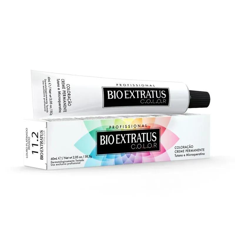 Bio Extratus - Coloração Creme Bio Extratus C.O.L.O.R 60ml - 11.20 Louro Platinado Irisado - Imagem 1