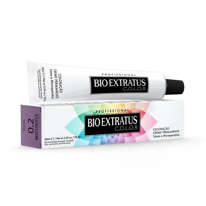 Bio Extratus - Coloração Creme Bio Extratus C.O.L.O.R 60ml - 0.2 Violeta - Imagem 1
