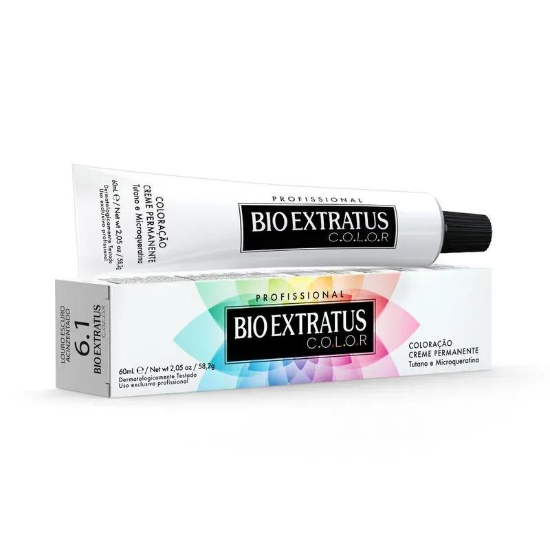 Bio Extratus - Coloração Creme Bio Extratus C.O.L.O.R 60ml - 6.1 Louro Escuro Acinzentado - Imagem 1