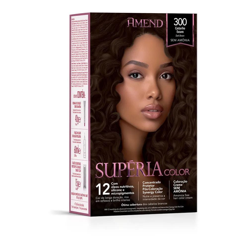 Amend - KIT TONALIZANTE AMEND SUPÉRIA COLOR 300 CASTANHO ESCURO - Imagem 1