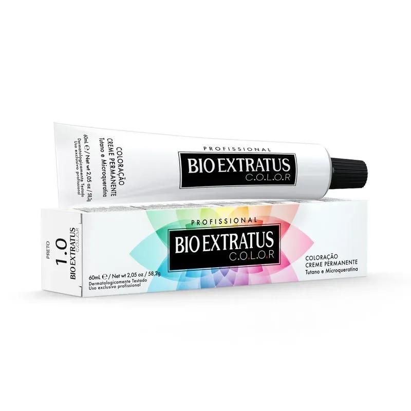 Bio Extratus - Coloração Creme Bio Extratus C.O.L.O.R 60ml - 1.0 Preto - Imagem 1