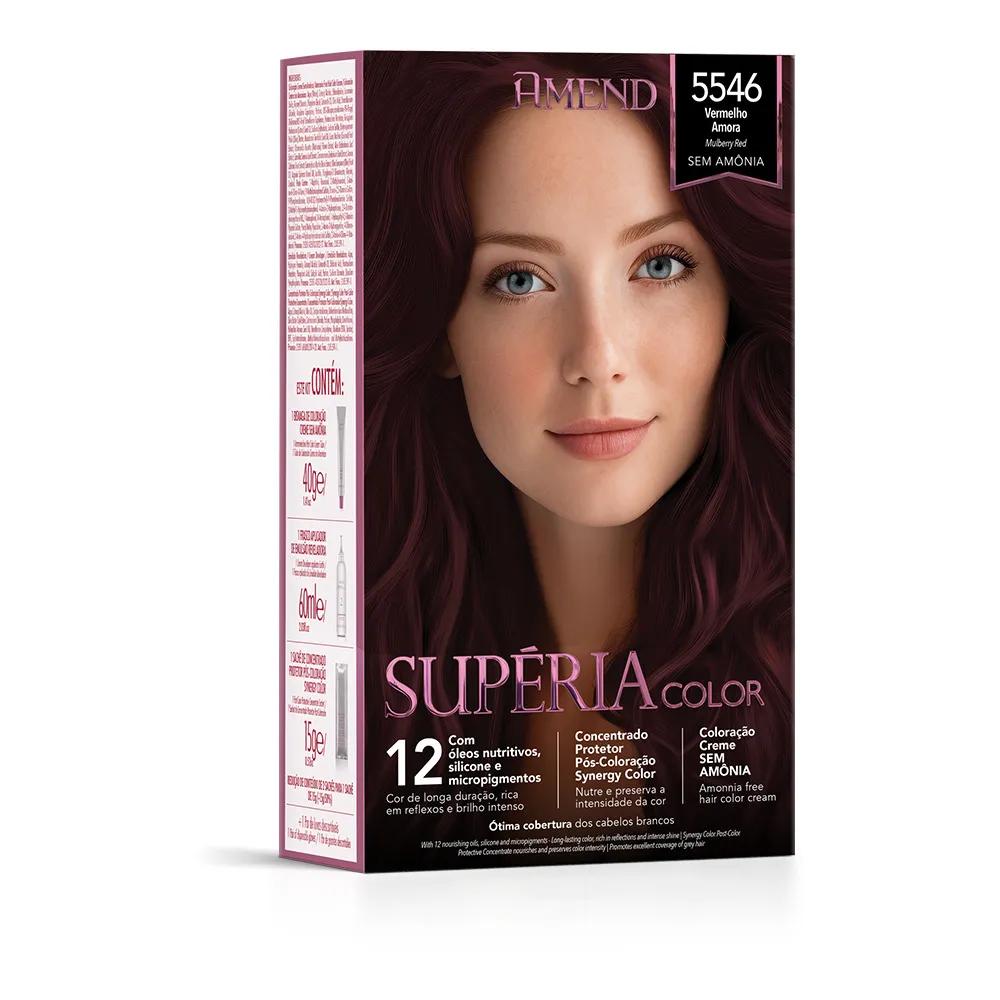 Amend - KIT TONALIZANTE AMEND SUPÉRIA COLOR 5546 VERMELHO AMORA - Imagem 1